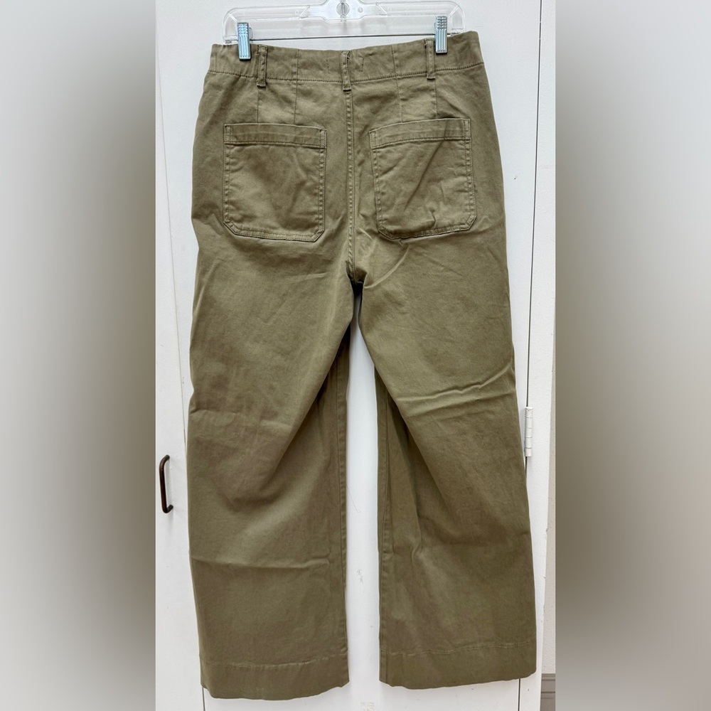 Bagatelle Olive Utility Wide Leg Trouser Pants Size 12P - Picture 9 of 11